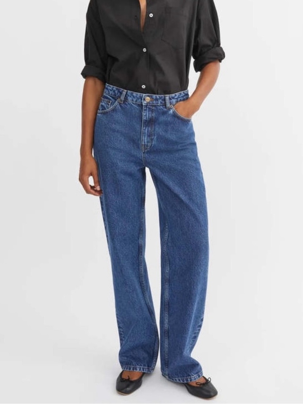NWT Skall Studio Maddy Straight-leg high-rise Jeans